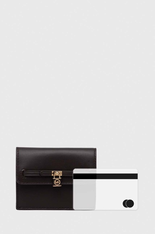 MICHAEL Michael Kors portfel skórzany 34F3G9HD5L brązowy