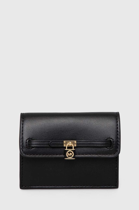 Δερμάτινο πορτοφόλι MICHAEL Michael Kors λείο δέρμα μαύρο 34F3G9HD5L