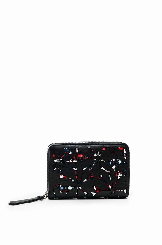 Desigual portfel imitacja skóry licowej czarny 23WAYP29