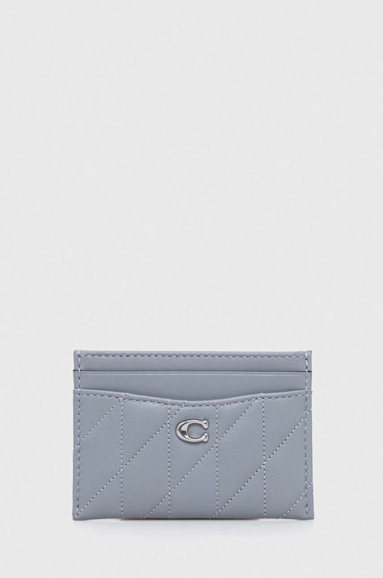 Δερμάτινη θήκη για κάρτες Coach Essential Card Case θήκη για κάρτες μπλε CM434