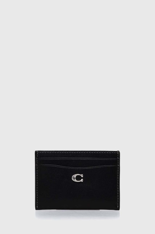 Шкіряний чохол на банківські карти Coach Essential Card Case чохол для карт чорний CM435
