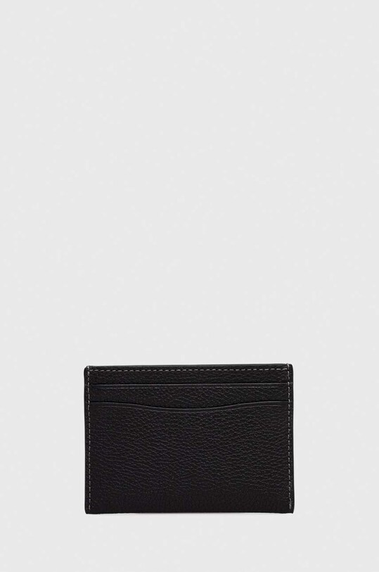 Шкіряний чохол на банківські карти Coach Essential Card Case CM436 чорний AA00
