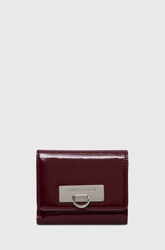 Trussardi portfel imitacja skóry licowej bordowy 75W00409.9Y099995