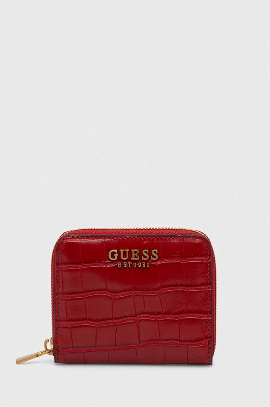 Πορτοφόλι Guess απομίμηση λείου δέρματος κόκκινο SWCX85.00370