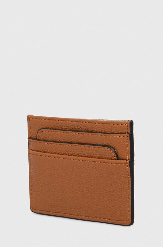 Guess etui na karty SWBG87.78350 brązowy AW23