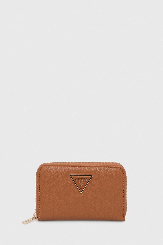 Портмоне Guess MERIDIAN изкуствена кожа кафяв SWBG87.78400