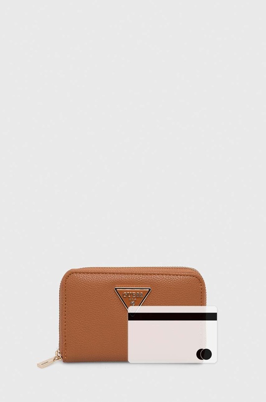 Портмоне Guess MERIDIAN SWBG87.78400 кафяв