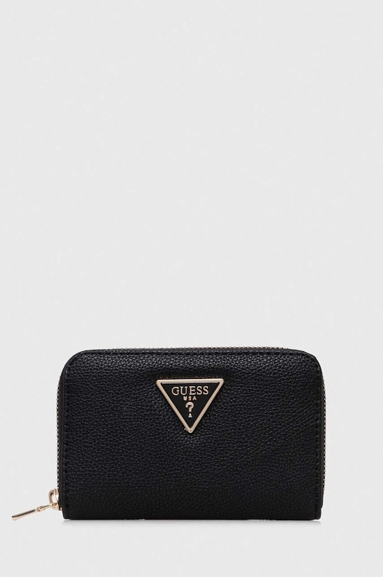 Peňaženka Guess MERIDIAN imitácia kože čierna SWBG87.78400