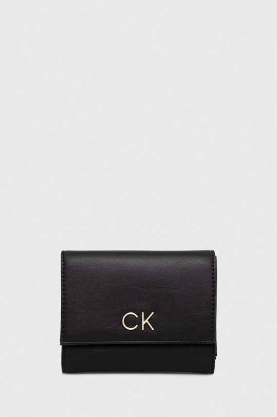 Πορτοφόλι Calvin Klein απομίμηση λείου δέρματος μαύρο K60K608994