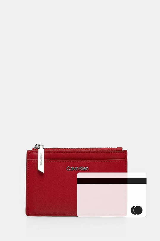 Pouzdro na karty Calvin Klein K60K611095 červená