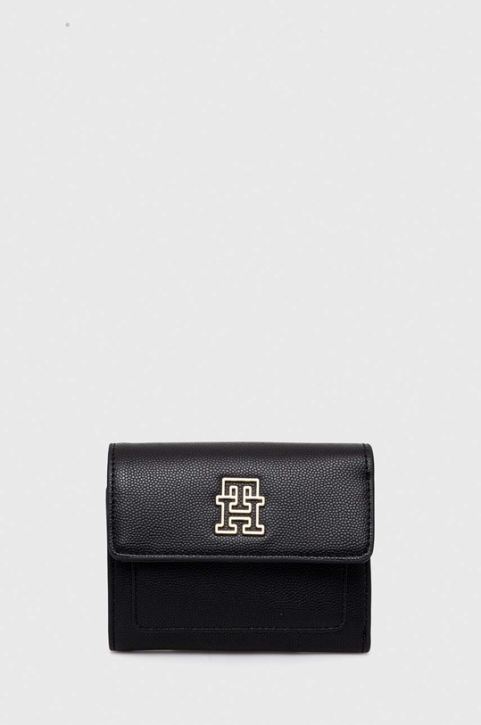 Tommy Hilfiger portfel imitacja skóry licowej czarny AW0AW15258