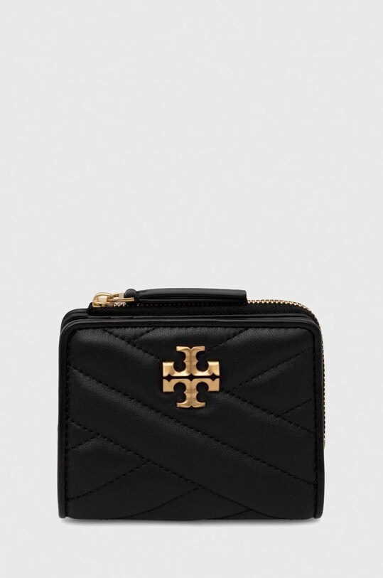 Tory Burch portfel skórzany skóra licowa czarny 153121.001
