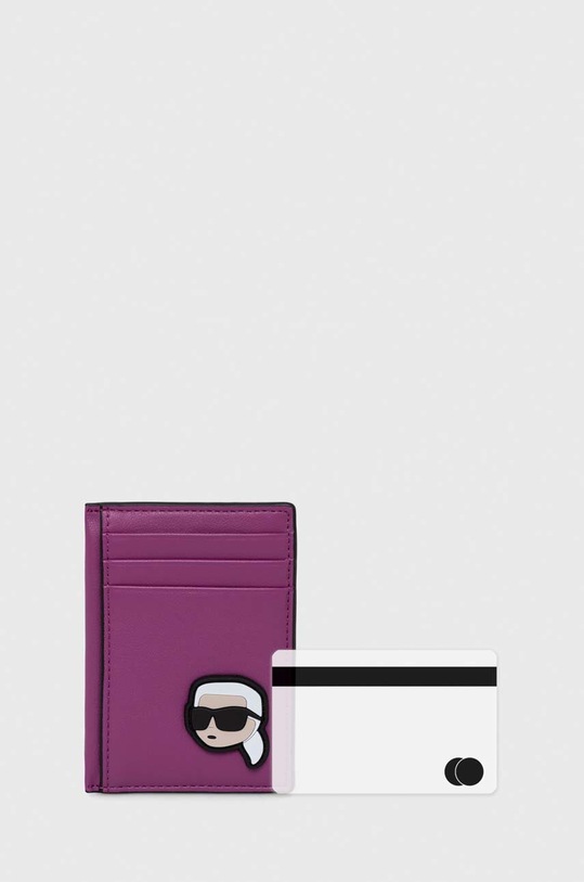 Θήκη για κάρτες Karl Lagerfeld 236W3228 ροζ