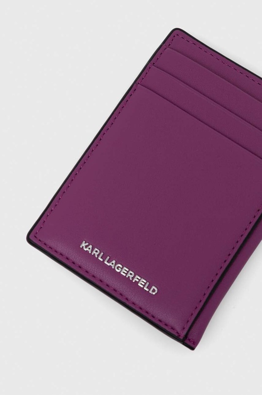 Akcesoria Karl Lagerfeld etui na karty 236W3228 różowy