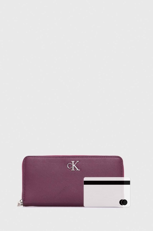 Πορτοφόλι Calvin Klein Jeans K60K611269 μωβ
