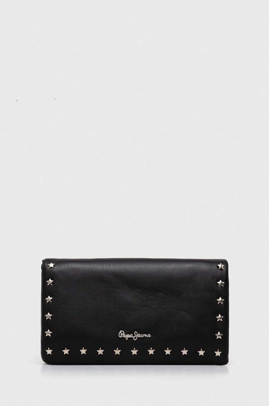 Pepe Jeans portfel CHARM imitacja skóry licowej czarny PL070202.999