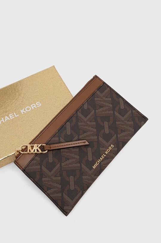 MICHAEL Michael Kors portfel brązowy 34H3G8ED7B
