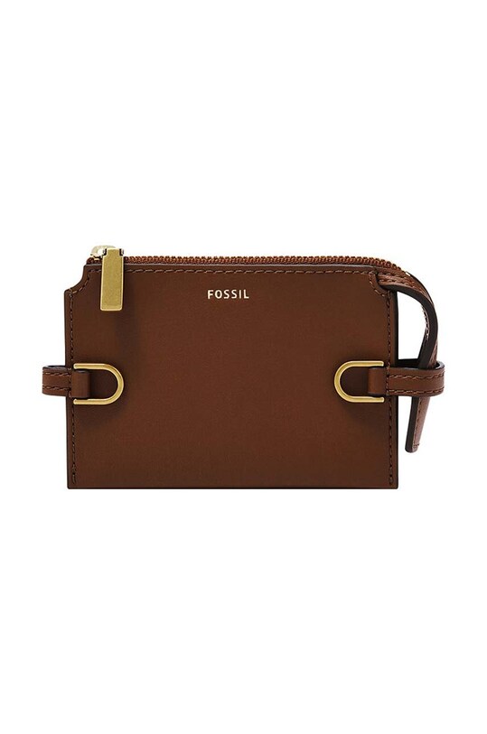 Fossil pénztárca sima barna SL6557200