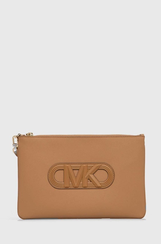 MICHAEL Michael Kors bőr borítéktáska nappa bőr bézs 34R4GJ6W3L