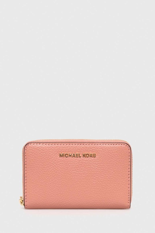 MICHAEL Michael Kors bőr pénztárca sima rózsaszín 34H9GJ6D0L