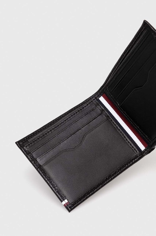 Akcesoria Tommy Hilfiger portfel skórzany AM0AM11258 czarny