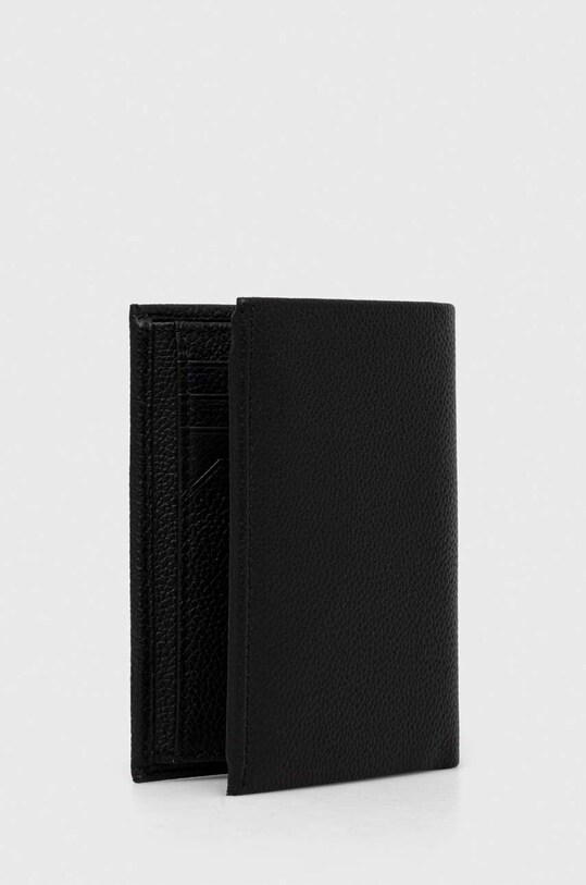 BOSS portfel skórzany 50499266 czarny AW23