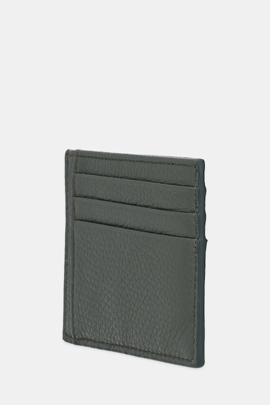 Coccinelle etui na karty skórzane E2.MUK.87.01.01 zielony AW24