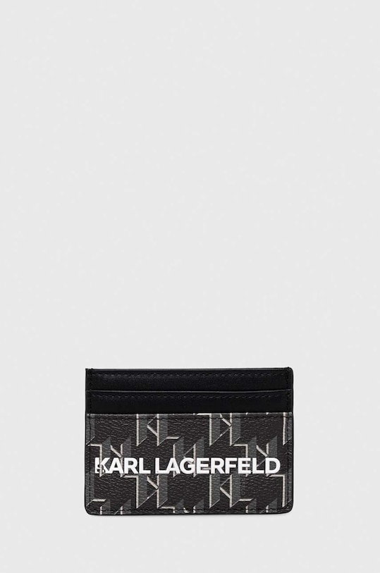 Θήκη για κάρτες Karl Lagerfeld συνθετικό μαύρο 235M3209
