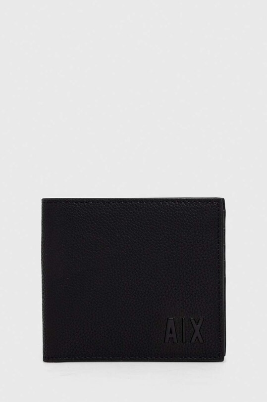 Armani Exchange portofel de piele piele negru 958097.3F892