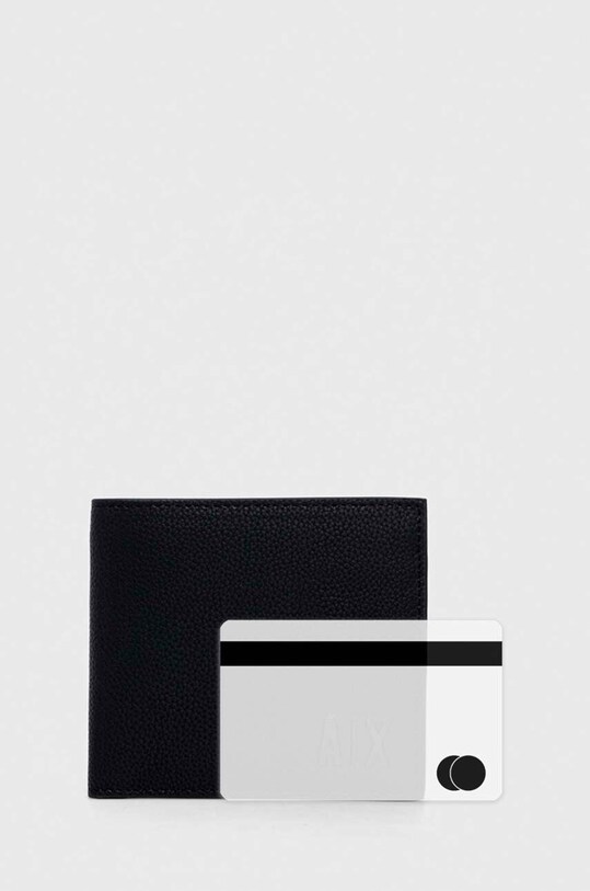 Armani Exchange portofel de piele negru 958098.3F892