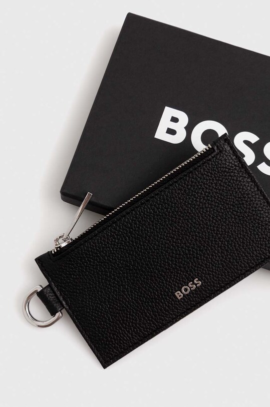 Аксессуары Кожаный чехол на карты BOSS 50499249 чёрный