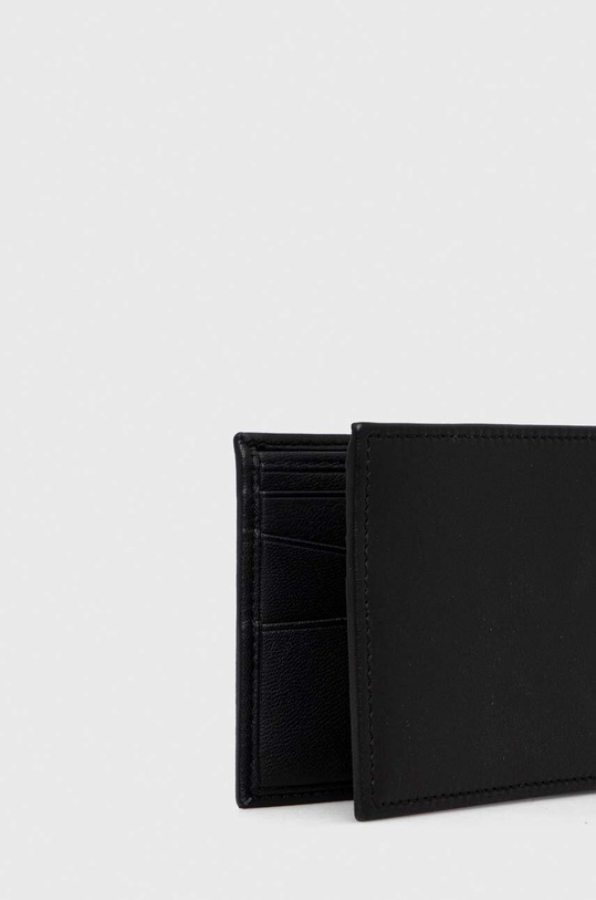 Δερμάτινο πορτοφόλι BOSS 50504240 μαύρο AW23