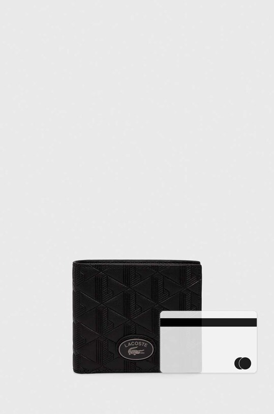 Шкіряний гаманець Lacoste NH4400MR