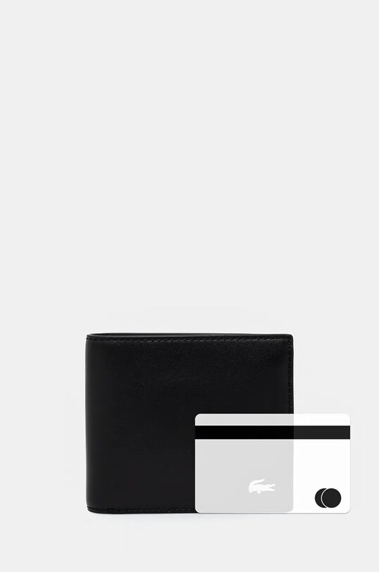 Lacoste portafoglio in pelle nero NH4480FG