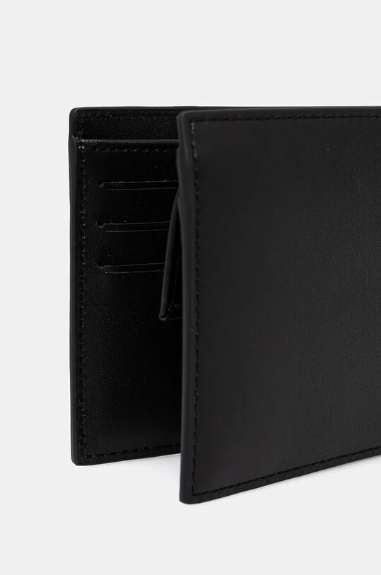 Lacoste portafoglio in pelle pelle fiore nero NH4480FG
