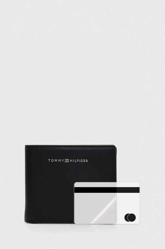 Tommy Hilfiger portfel skórzany + brelok AM0AM11628