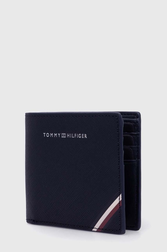 Kožni novčanik Tommy Hilfiger AM0AM11584 mornarsko plava AW23