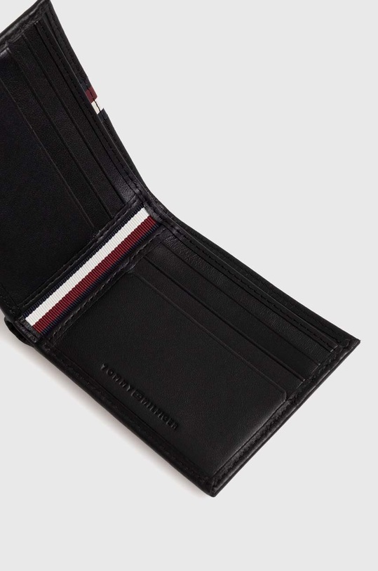Tommy Hilfiger portofel de piele AM0AM11600 negru AW23