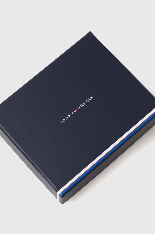 Kožni novčanik Tommy Hilfiger crna AM0AM11600