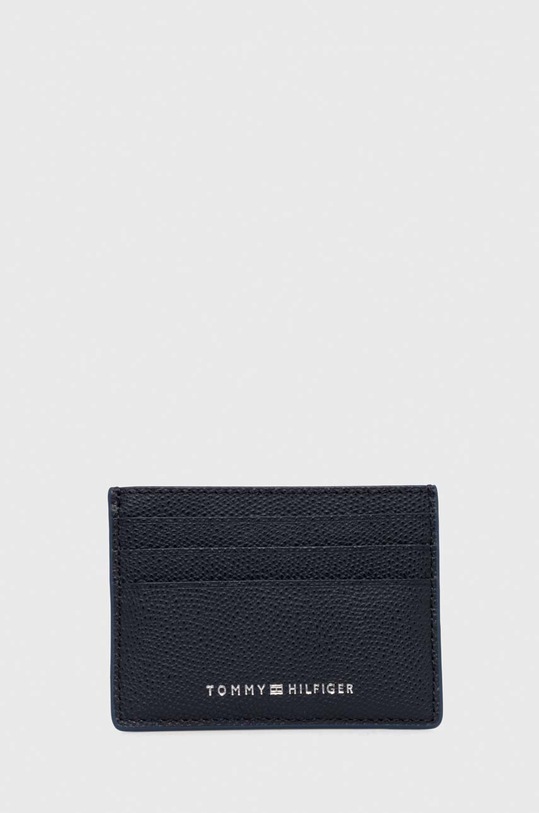 Tommy Hilfiger etui na karty skórzane etui na karty granatowy AM0AM11606
