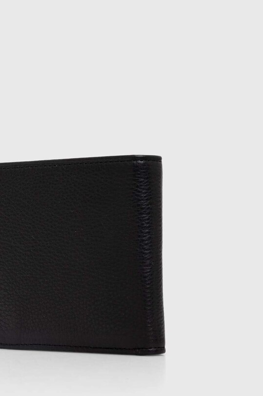 Δερμάτινο πορτοφόλι Polo Ralph Lauren 405914235 μαύρο AW23