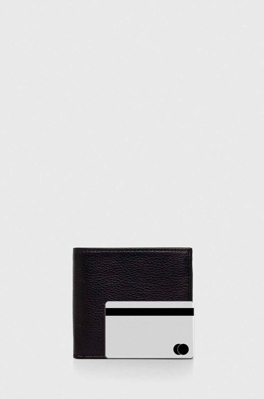 Δερμάτινο πορτοφόλι Polo Ralph Lauren 405914235 μαύρο