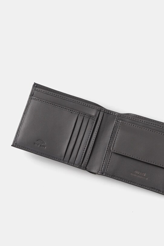 Αξεσουάρ Δερμάτινο πορτοφόλι Guess SMCSLE.LEA20 γκρί