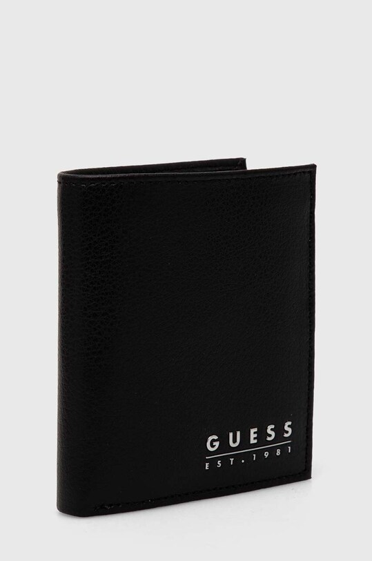 Guess portfel skórzany SMFIDA.LEA22 czarny AW23