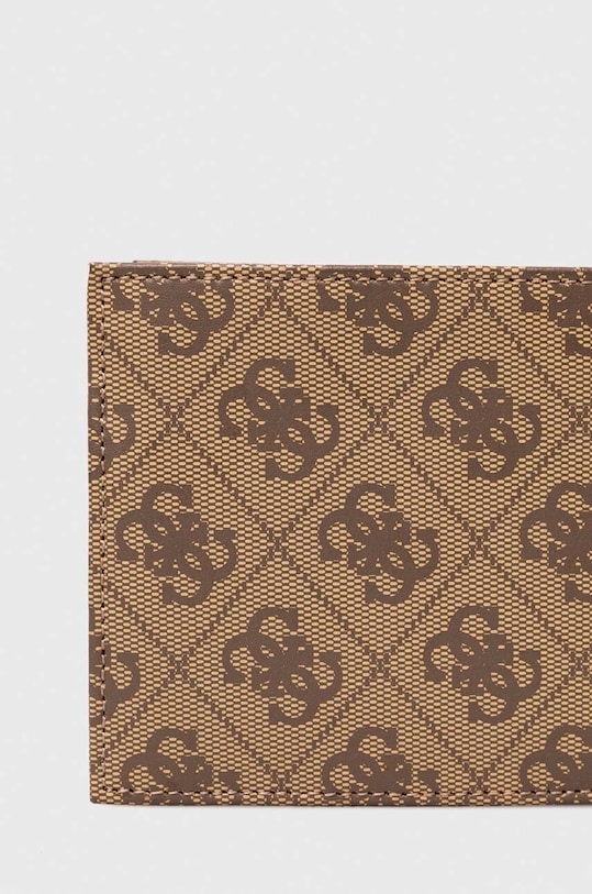 Accessori Guess portafoglio in pelle SMVELE.LEA20 beige