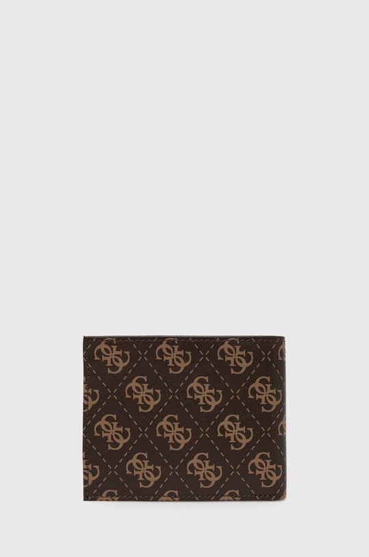 Kožená peňaženka Guess VEZZOLA SMVELE.LEA20 hnedá SS24