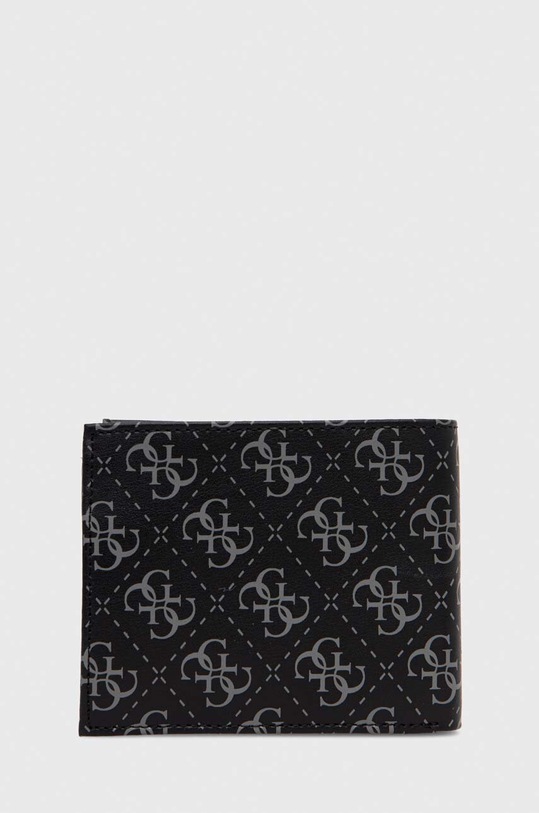 Akcesoria Guess portfel skórzany VEZZOLA SMVELE.LEA20 czarny