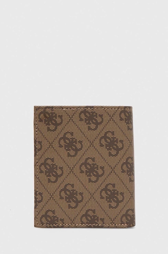 Аксесуари Шкіряний гаманець Guess SMVELE.LEA22 бежевий