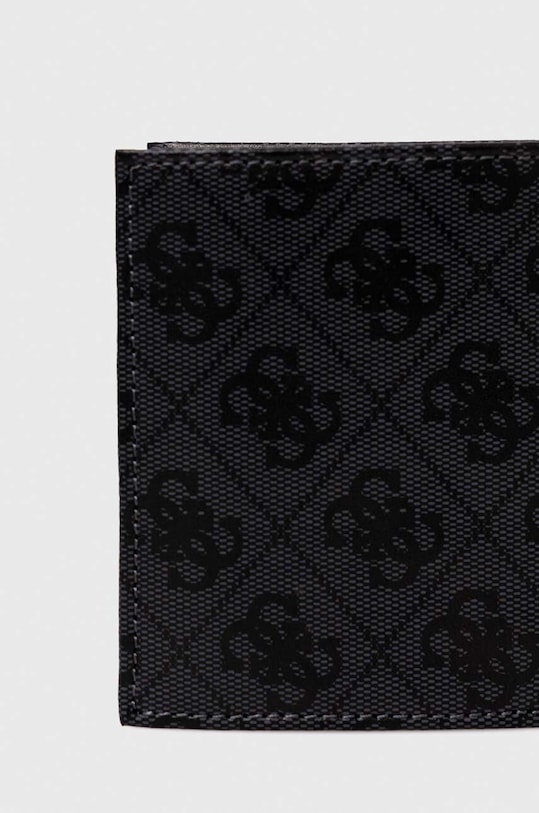 Αξεσουάρ Δερμάτινο πορτοφόλι Guess SMVELE.LEA22 μαύρο