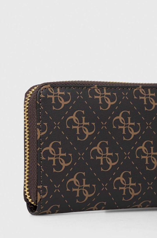 Guess bőr pénztárca VEZZOLA SMVELE.LEA77 barna AW23
